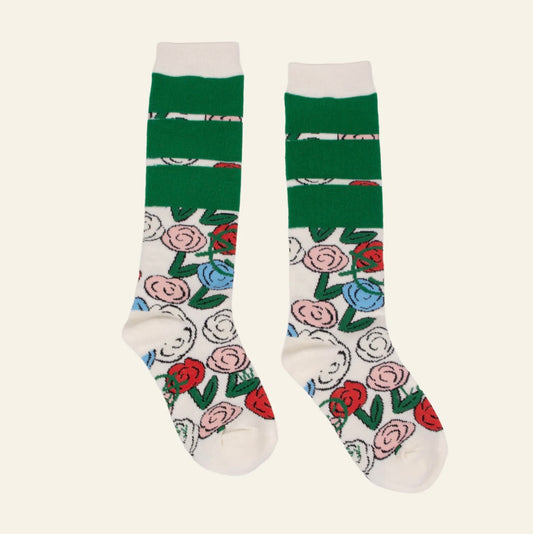 Dancing dahlia socks