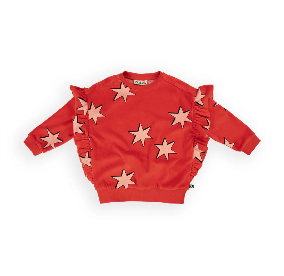 Stars sweater ruffled