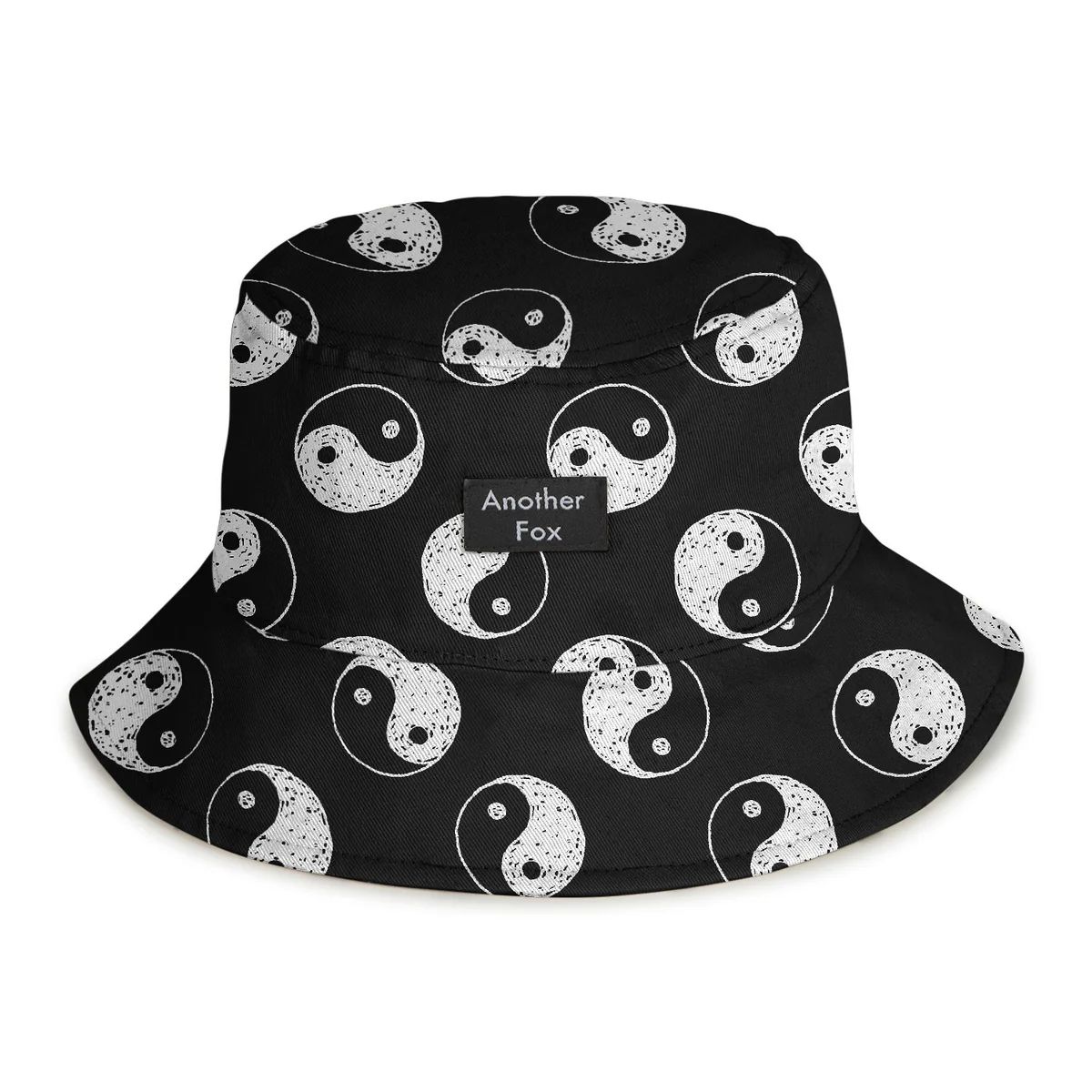 Yin yang fleece bucket hat