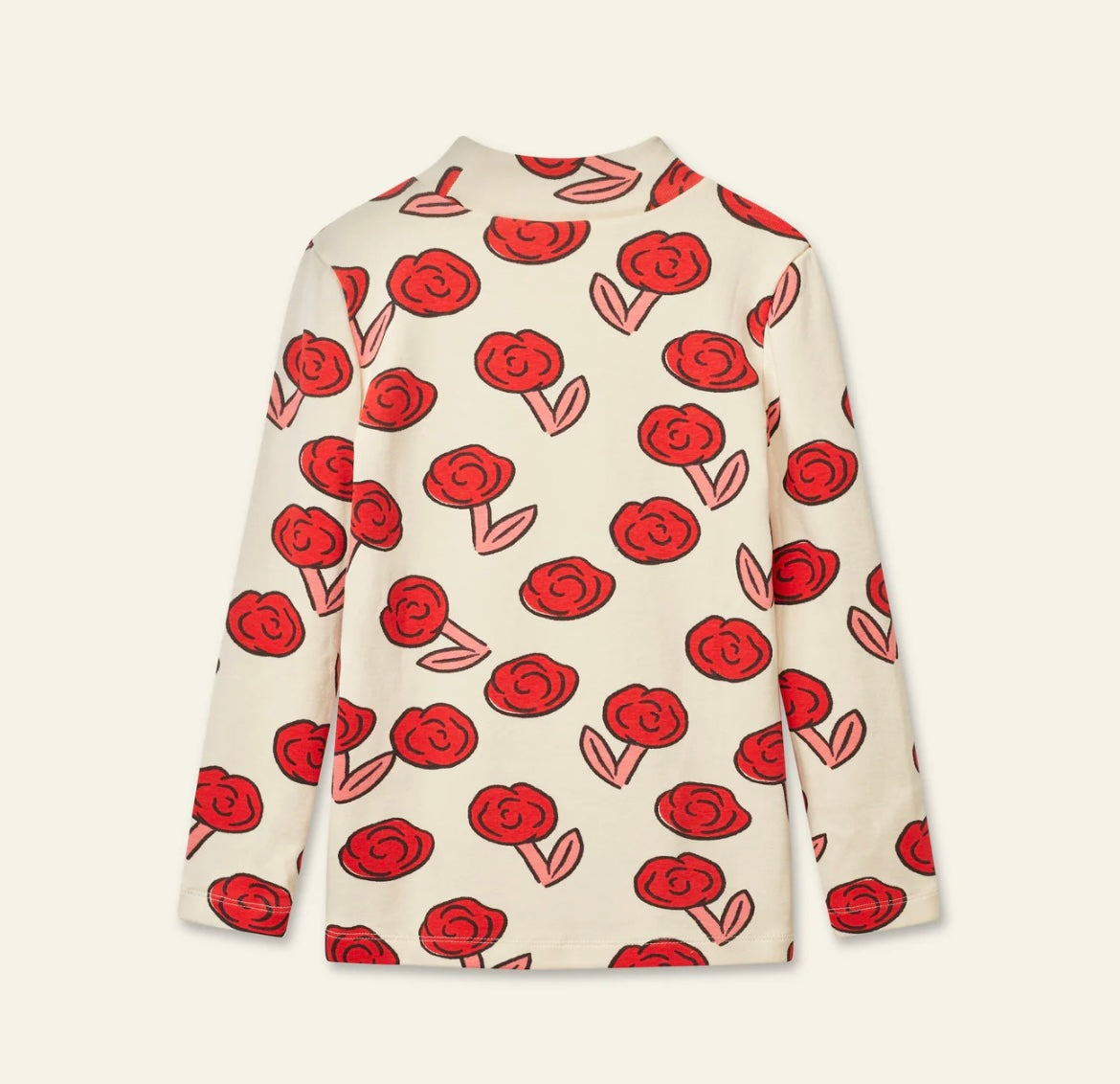 Dancing dahlia turtleneck