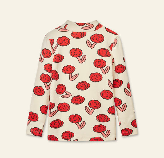 Dancing dahlia turtleneck