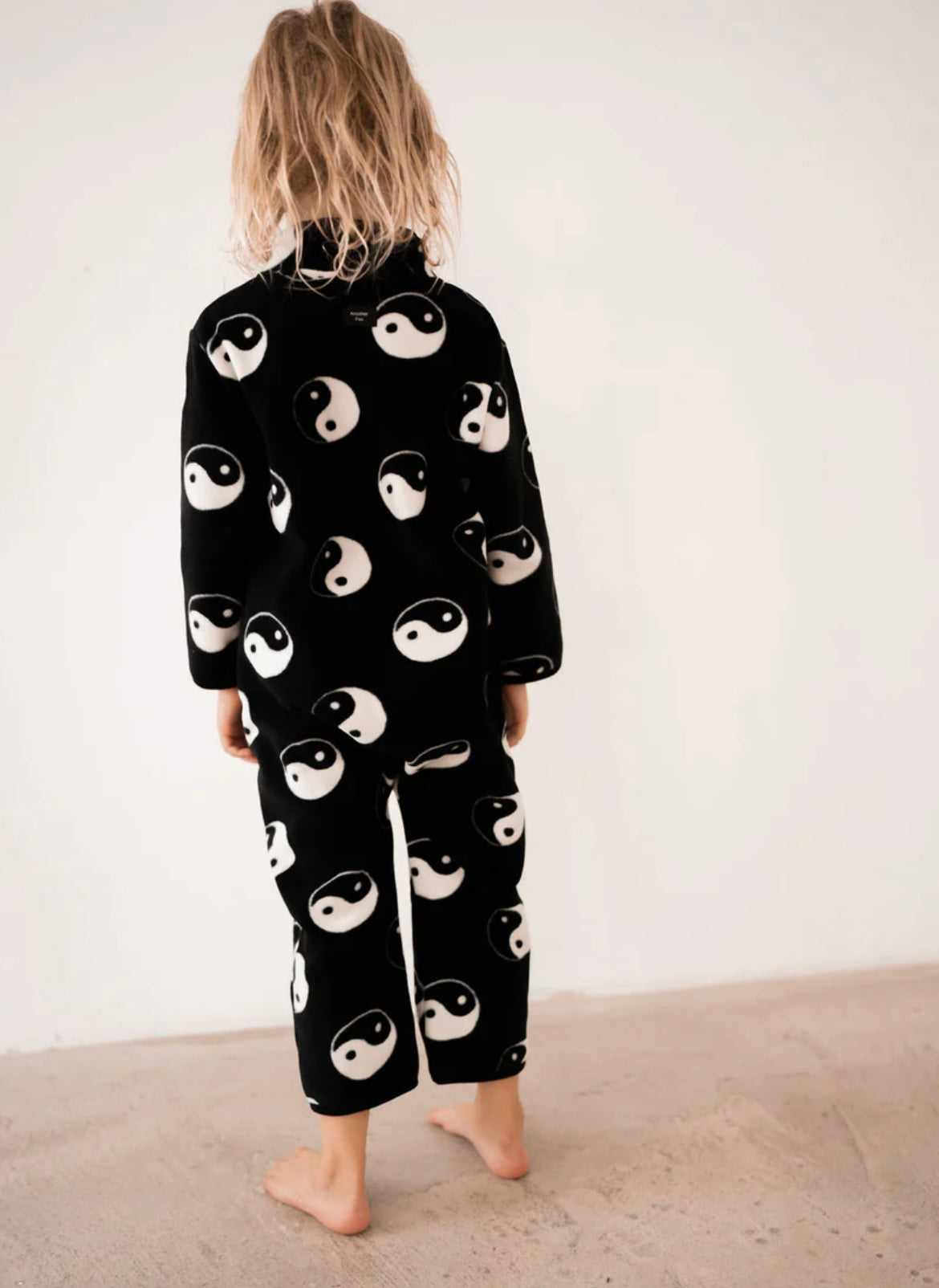 Yin yang fleece all in one