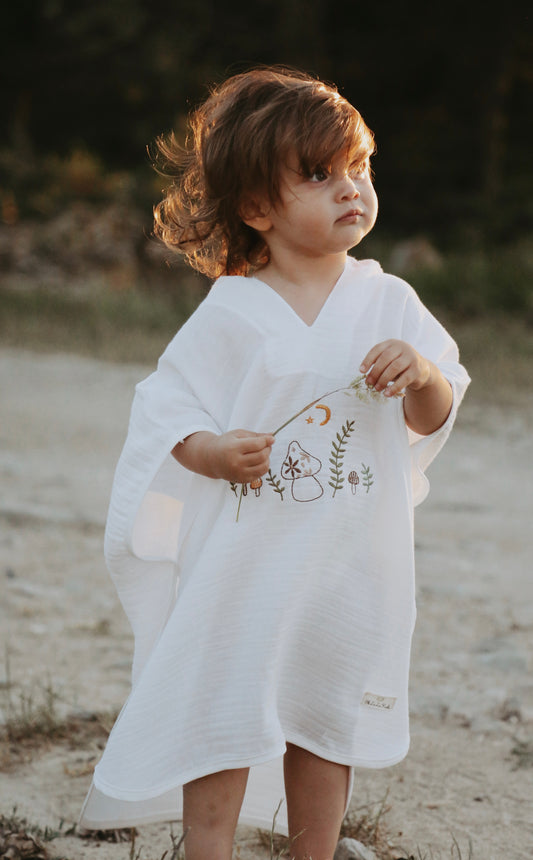 Muslin poncho