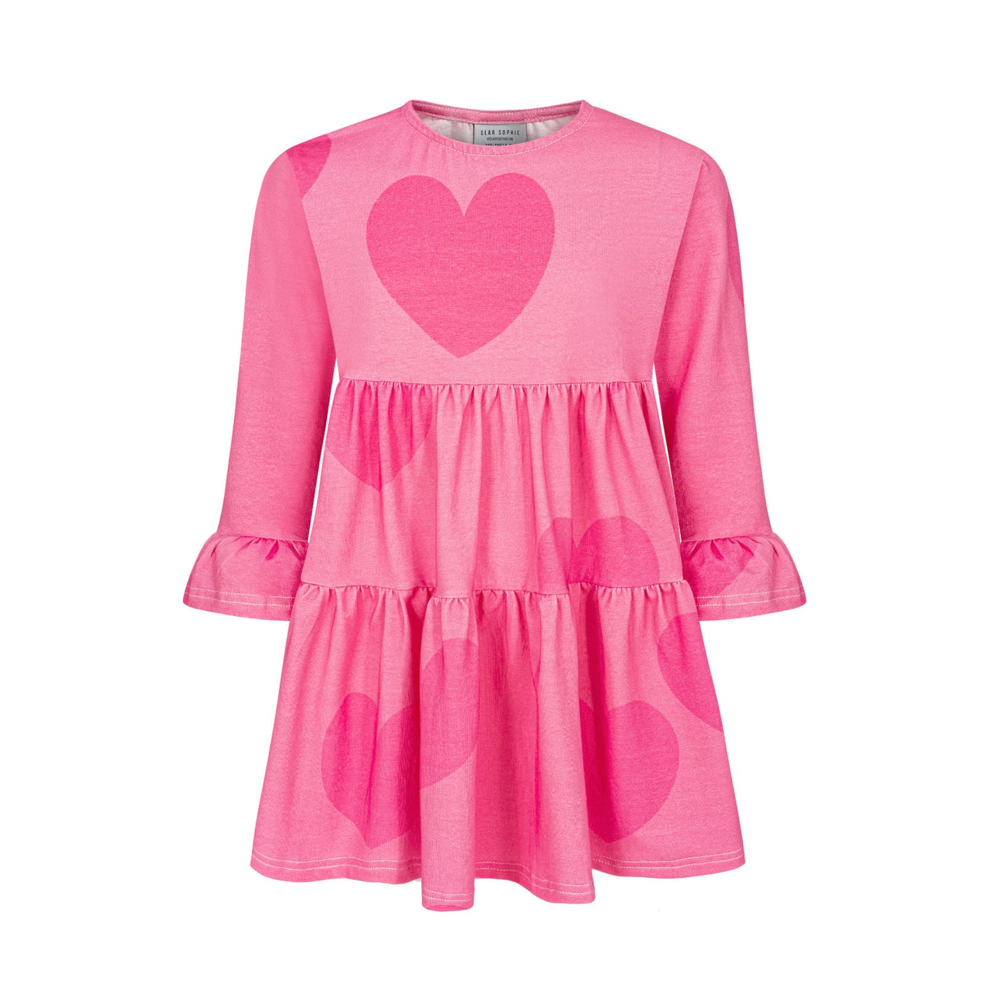 Hearts frill spinning dress