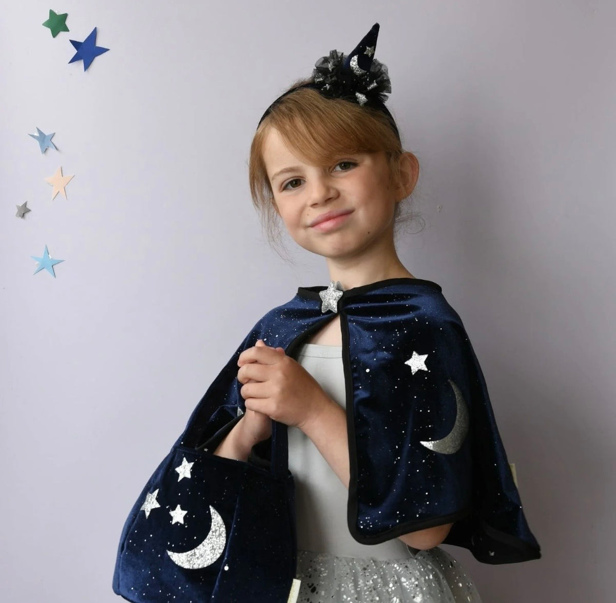 Velvet twilight starry cape 3-10 years