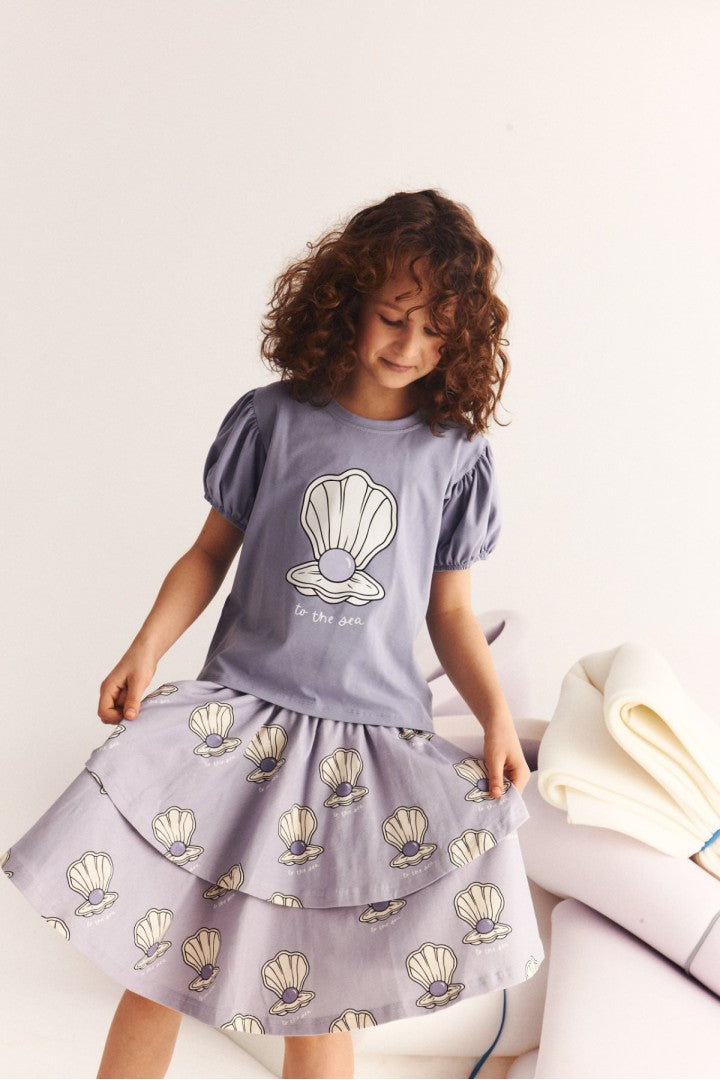 Shell wave skirt