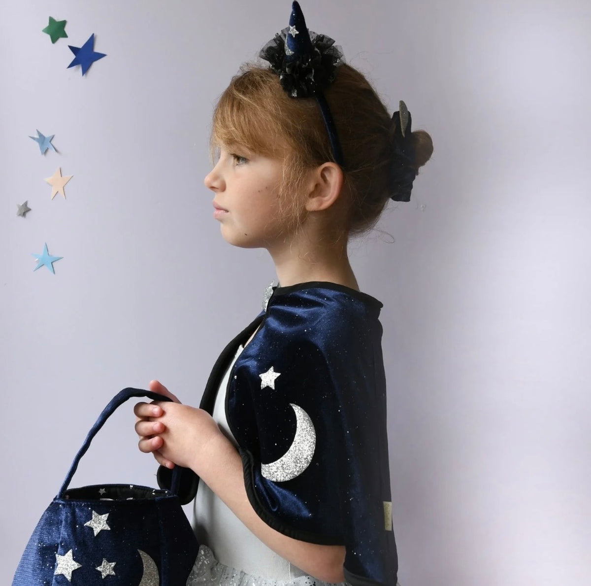 Velvet twilight starry cape 3-10 years