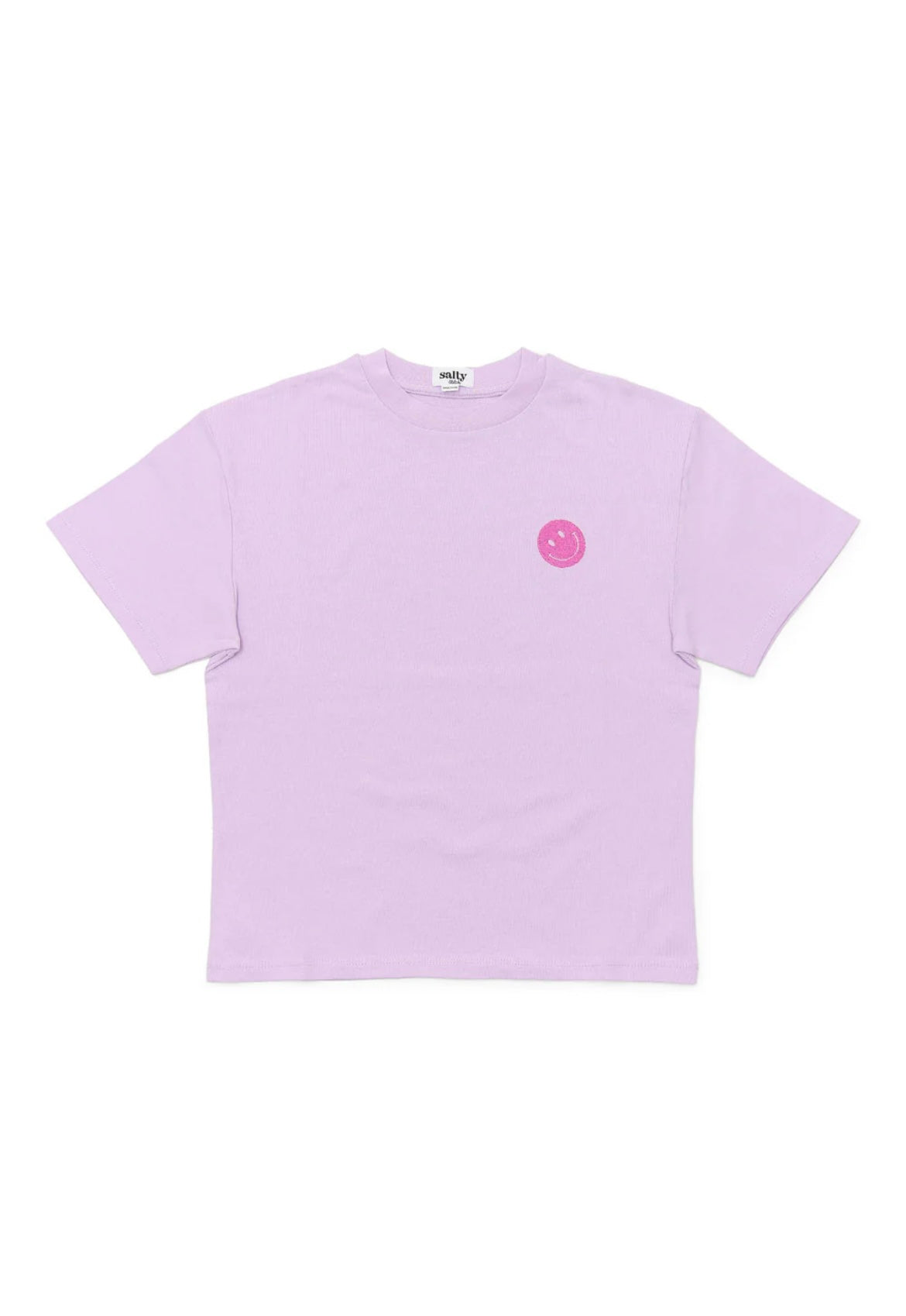 Salty smiley tee Lilac
