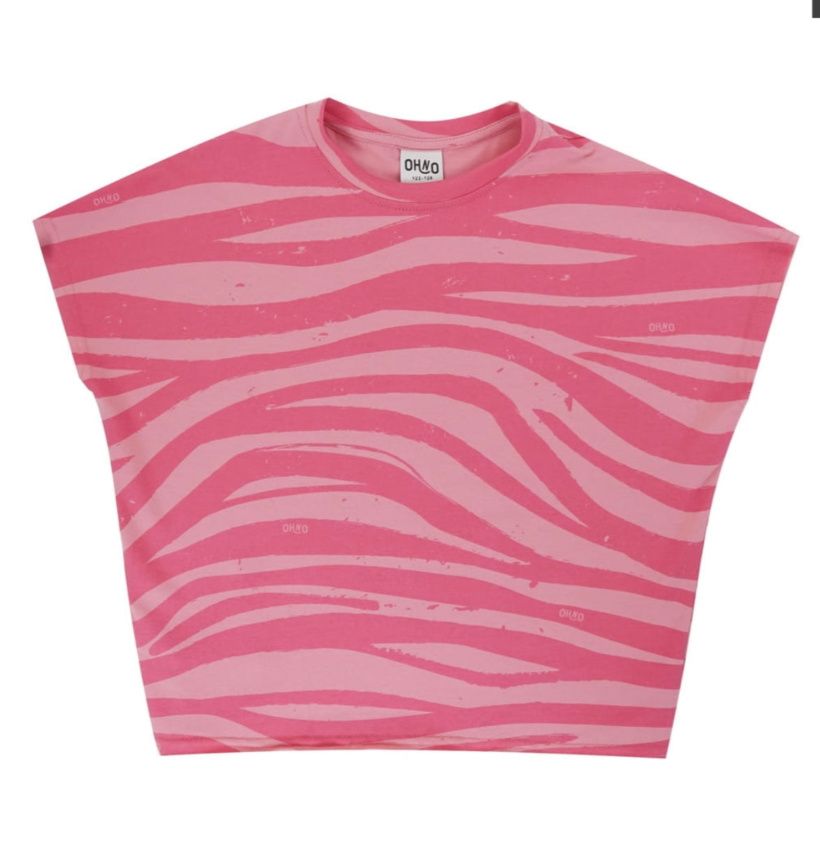 Pink zebra T-shirt