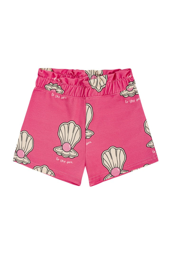 She’ll pink paperbag shorts