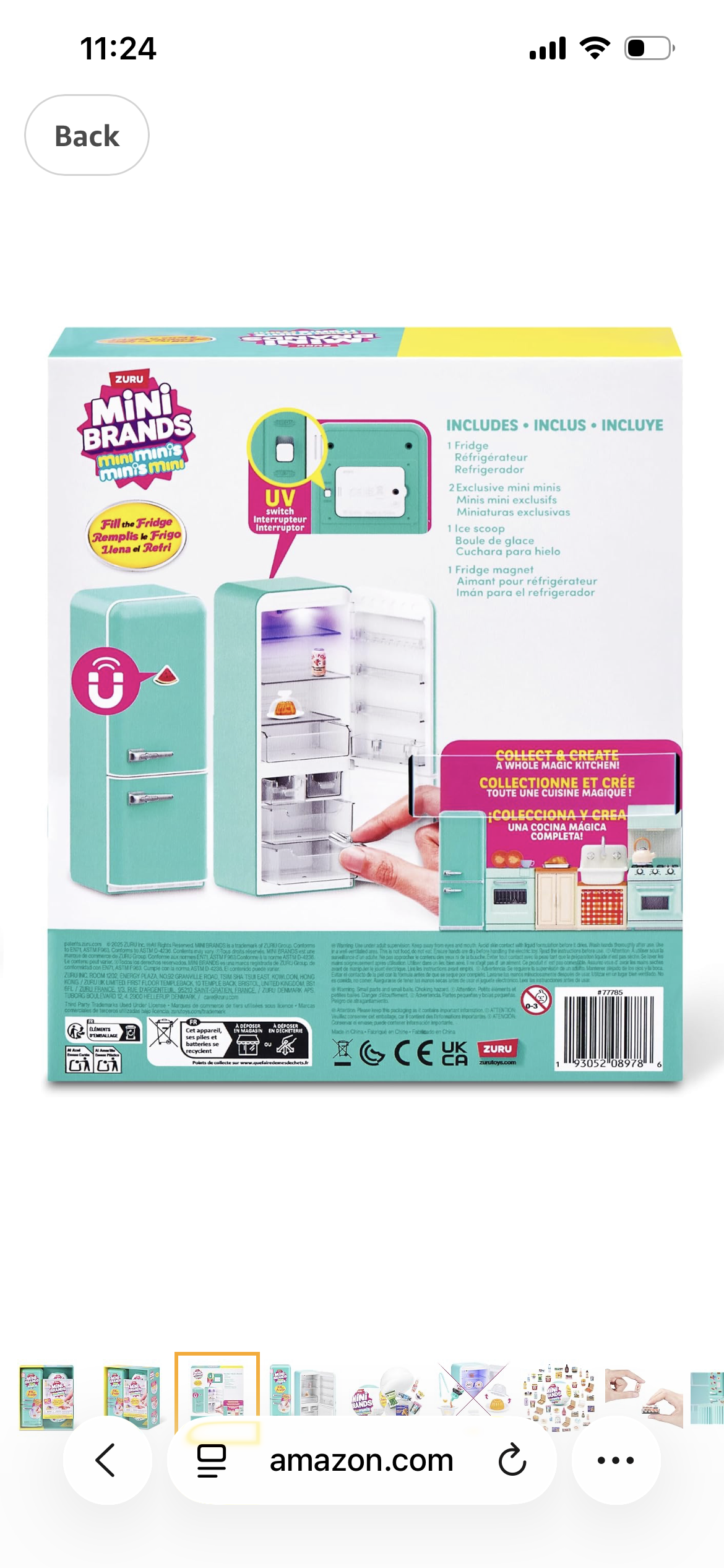 Fill the fridge play set