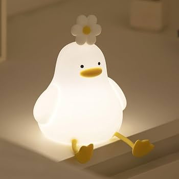 Squishy duck night light