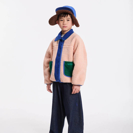 Reversible faux fur jacket