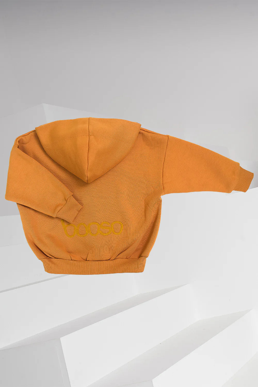 Warm zip wide hoodie