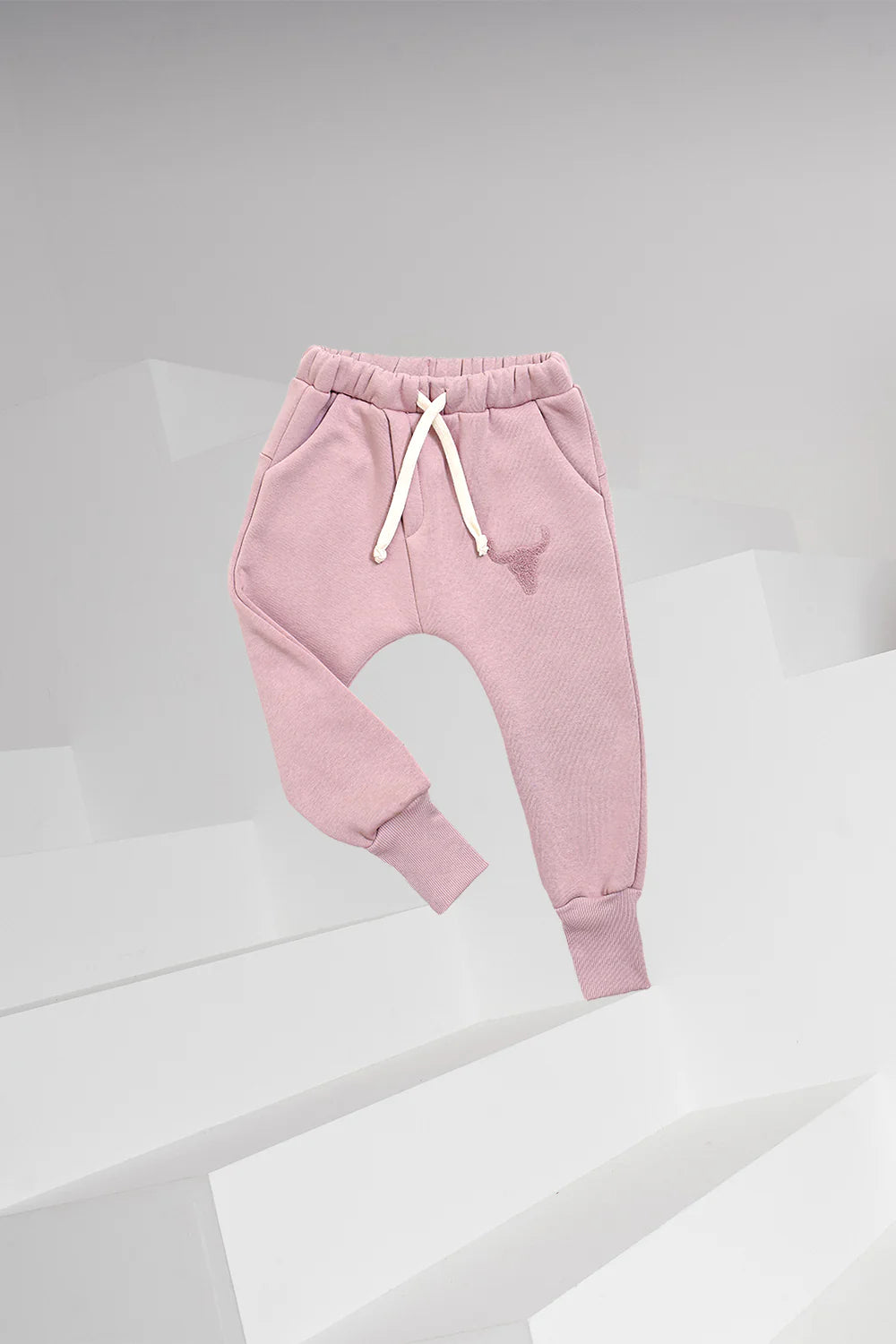 Warm wide joggers pink