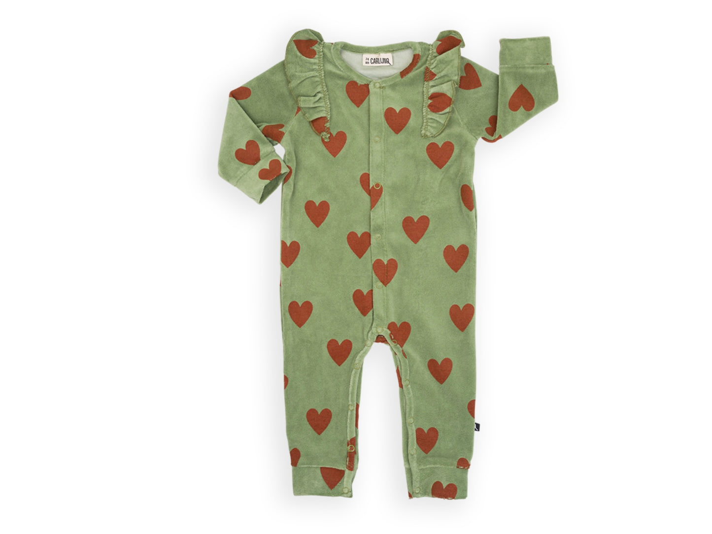 Heart baby jumpsuit