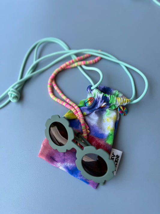 Pickypickle khakhi flower sunnies