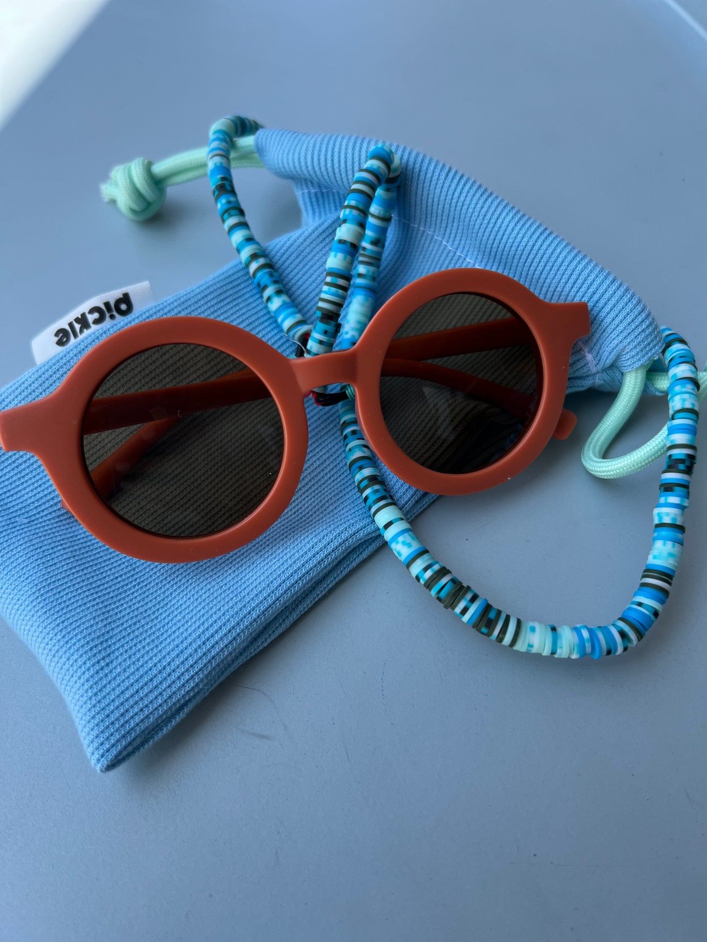 Pickypickle burnt orange round sunnies