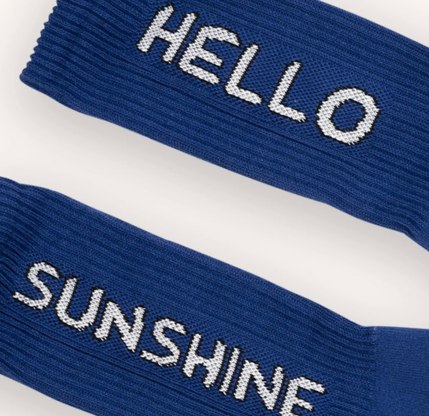 Hello sunshine sport socks