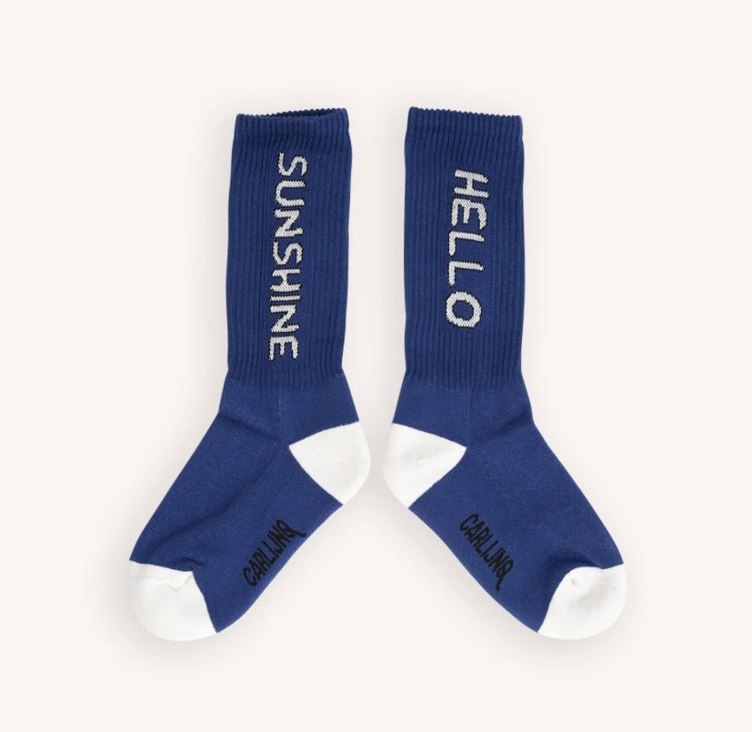 Hello sunshine sport socks